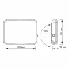 LED Floodlight VIDEX-FLOOD-LED-F3-50W-5K