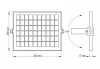 LED Solar Floodlight VIDEX-FLOOD-LED-SOLAR-GELIO-SENSOR-20W-NW