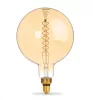 LED Bulb VIDEX-E27-G200-8W-FIL-DIM-SPIRAL-AMBER-WW1