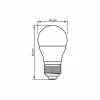 LED Bulb VIDEX-E27-G45-4W-WW