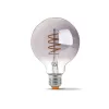 LED Bulb VIDEX-E27-G95-4W-FIL-DIM-SPIRAL-GRAPHITE-WW