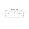 LED Bulb VIDEX-GX53-8W-WW