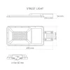 LED Solar Street light VIDEX-STREET-LED-SOLAR-LANA-100W-NW