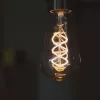 LED Bulb VIDEX-E27-ST64-4W-FIL-DIM-SPIRAL-GRAPHITE-WW