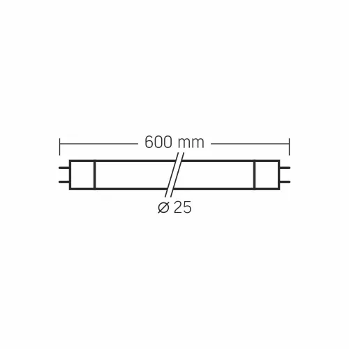 LED T8 Glass Tube VIDEX-T8-LED-60-10W-NW