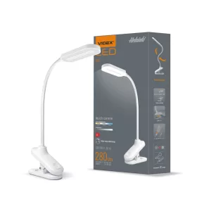 LED Dimmable Desk Lamp VIDEX-DESK-LAMP-HELSINKI-WHITE