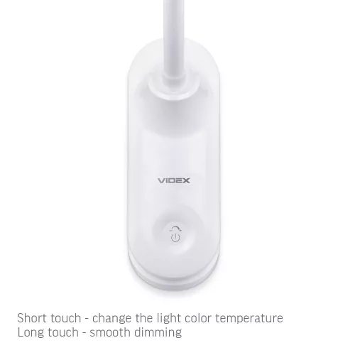 LED Dimmable Desk Lamp VIDEX-DESK-LAMP-HELSINKI-WHITE