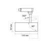 LED Track Light VIDEX-TOR-10W-WHITE