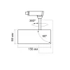 LED Track Light VIDEX-TOR-20W-WHITE