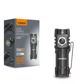 LED Portable Flashlight VIDEX VLF-A055 600Lm 5700K