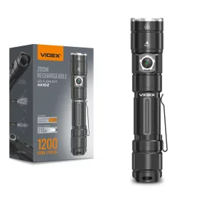 LED Portable Flashlight VIDEX VLF-A105Z 1200Lm 5000K