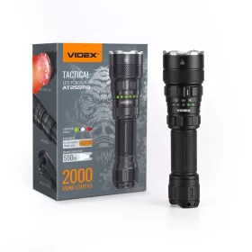 Tactical LED Flashlight VIDEX VLF-AT255RG 2000Lm 5000K