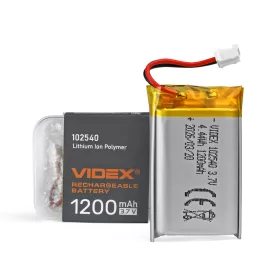 RECHARGEABLE Battery VIDEX Li-pol VLF-B102540-12 1200mAh