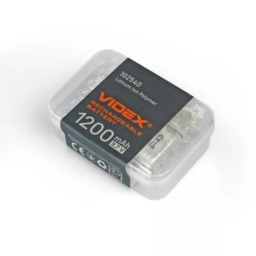 RECHARGEABLE Battery VIDEX Li-pol VLF-B102540-12 1200mAh