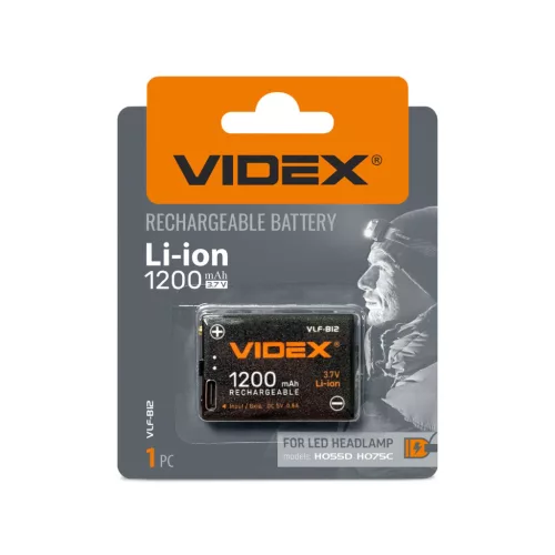 RECHARGEABLE Battery Videx Li-ion VLF-B12 1200mAh