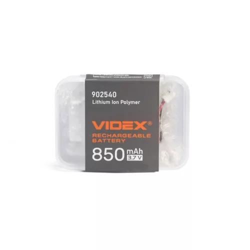 RECHARGEABLE Battery Videx Li-pol VLF-B902540-85 850mAh
