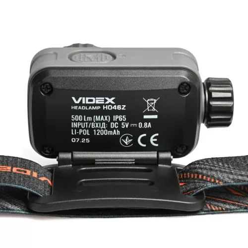LED Headlamp VIDEX VLF-H046Z 500Lm 5000K