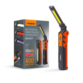 MULTIPURPOSE RECHARGEABLE LED FLASHLIGHT VIDEX VLF-M044UV