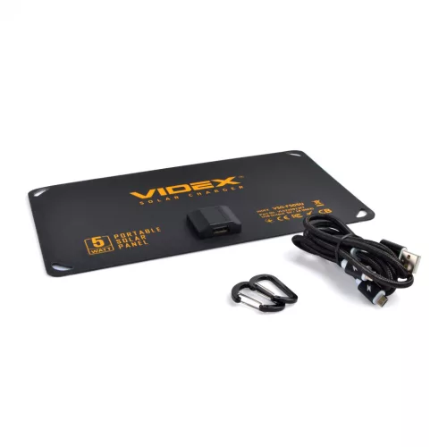 Portable solar charger VIDEX VSO-F505U 5W