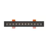 GRID S OPRAWA PODTYNKOWA 12W CCT 230V 40st IP20 230x34x61mm CZARNY 5 LAT GW. SPECTRUM