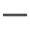 GRID S OPRAWA NATYNKOWA 12W CCT 230V 40st IP20 222x26x60mm CZARNY 5 LAT GW. SPECTRUM