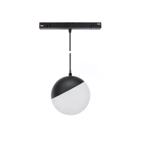   SYSTEM SHIFT - GLOBE P SUSPENDED SPHERE TRACK LIGHT 100MM (850MM CABLE) 5W 165DEG BLACK 5Y WARRANTY