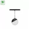 SYSTEM SHIFT SMART- GLOBE P SUSPENDED SPHERE TRACK LIGHT  FI100 (815MM CABLE) 6W 165DEG BLACK CCT/DIM 5 Y WARRANTY