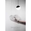 SYSTEM SHIFT - GLOBE P SUSPENDED SPHERE TRACK LIGHT 100MM (850MM CABLE) 5W 165DEG BLACK 5Y WARRANTY