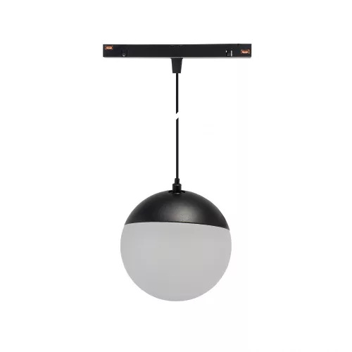 SYSTEM SHIFT - GLOBE P SUSPENDED SPHERE TRACK LIGHT 100MM (850MM CABLE) 5W 165DEG BLACK 5Y WARRANTY