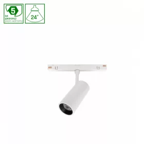   SYSTEM SHIFT SMART- SPOT S TRACK LIGHT 35x80x120MM 6W 24DEG WHITE CCT/DIM 5 Y WARRANTY