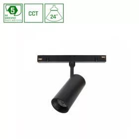   SYSTEM SHIFT CCT- SPOT S TRACK LIGHT 35x80x120MM 6W 24DEG BLACK CCT SWITCH 5Y WARRANTY