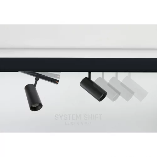 SYSTEM SHIFT - SPOT M TRACK LIGHT 44X157X178MM 10W 24DEG BLACK 5Y WARRANTY DALI