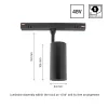 SYSTEM SHIFT - SPOT M TRACK LIGHT 44X157X178MM 10W 24DEG BLACK 5Y WARRANTY DALI
