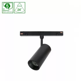  SYSTEM SHIFT SMART- SPOT M TRACK LIGHT FI44X161X106MM 10W 24DEG BLACK CCT/DIM 5 Y WARRANTY
