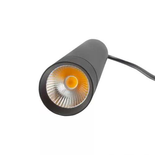 SYSTEM SHIFT - HANGIT SUSPENDED TRACK LIGHT 40X297 (935MM CABLE) 12W 25DEG BLACK 5Y WARRANTY