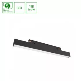   SYSTEM SHIFT CCT- LINE S TRACK LIGHT 304X23X42MM 8W 100DEG BLACK CCT SWITCH 5Y WARRANTY
