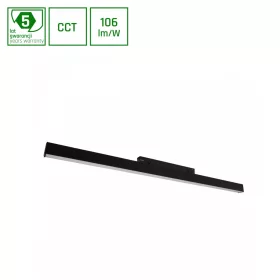   SYSTEM SHIFT CCT- LINE M TRACK LIGHT 602X23X42MM 17W 100DEG BLACK CCT SWITCH 5Y WARRANTY