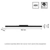 SYSTEM SHIFT - LINE L TRACK LIGHT 902X23X42MM 22W 100DEG BLACK 5Y WARRANTY