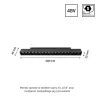 SYSTEM SHIFT - GRID M TRACK LIGHT 303X23X42MM 17W 35DEG BLACK 5Y WARRANTY 2 CIRCUITS