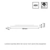 SYSTEM SHIFT - LINE S TRACK LIGHT 304X23X42MM 8W 100DEG WHITE 5Y WARRANTY