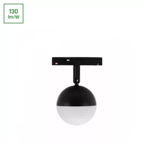   SYSTEM SHIFT BASIC - GLOBE BALL LUMINAIRE 90MM 10W 4000K BLACK