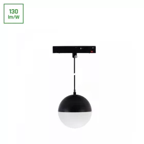   SYSTEM SHIFT BASIC - GLOBE P BALL LUMINAIRE SUSPENDED 90MM 10W  4000K BLACK