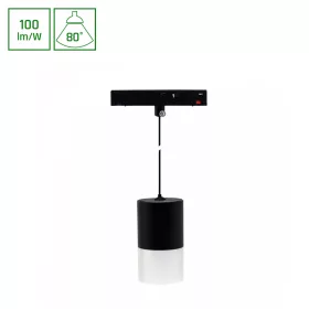   SYSTEM SHIFT BASIC - HANGIT LUMINAIRE SUSPENDED 55X95MM (1100MM WIRE) 7W 4000K BLACK