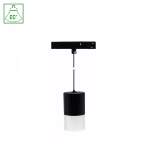   SYSTEM SHIFT BASIC - HANGIT LUMINAIRE SUSPENDED 55X95MM (1100MM WIRE) 7W 2700K BLACK