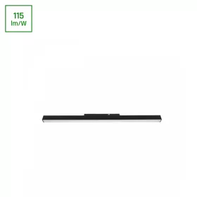   SYSTEM SHIFT BASIC - LINE M LINEAR LUMINAIRE 600MM 20W 4000K BLACK