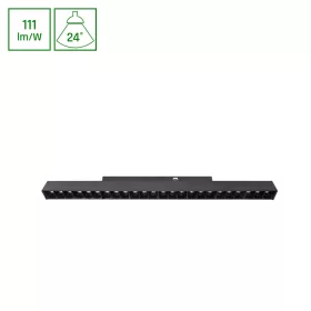   SYSTEM SHIFT BASIC - GRID M LINEAR LUMINAIRE 330MM 18W 4000K BLACK