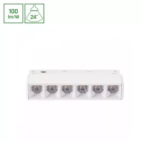   SYSTEM SHIFT BASIC - GRID XS LINEAR LUMINAIRE 110MM 6W 4000K WHITE