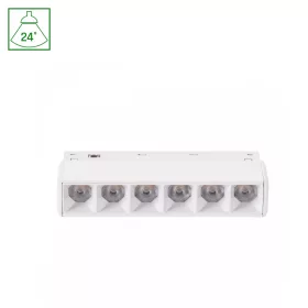   SYSTEM SHIFT BASIC - GRID XS LINEAR LUMINAIRE 110MM 6W 2700K WHITE