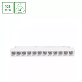   SYSTEM SHIFT BASIC - GRID S LINEAR LUMINAIRE 220MM 12W 4000K WHITE