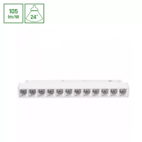   SYSTEM SHIFT BASIC - GRID S LINEAR LUMINAIRE 220MM 12W 2700K WHITE